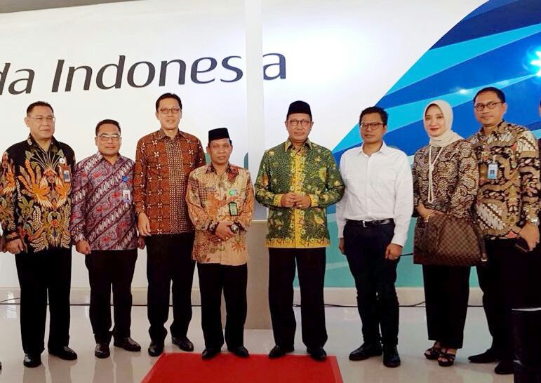 BNI Syariah Luncurkan Hanggar Mockup Pesawat Asrama Haji Sudiang Makassar