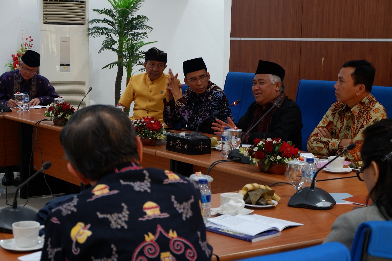 Din Syamsuddin Silaturahim Dengan Pemuka Agama se-NTB
