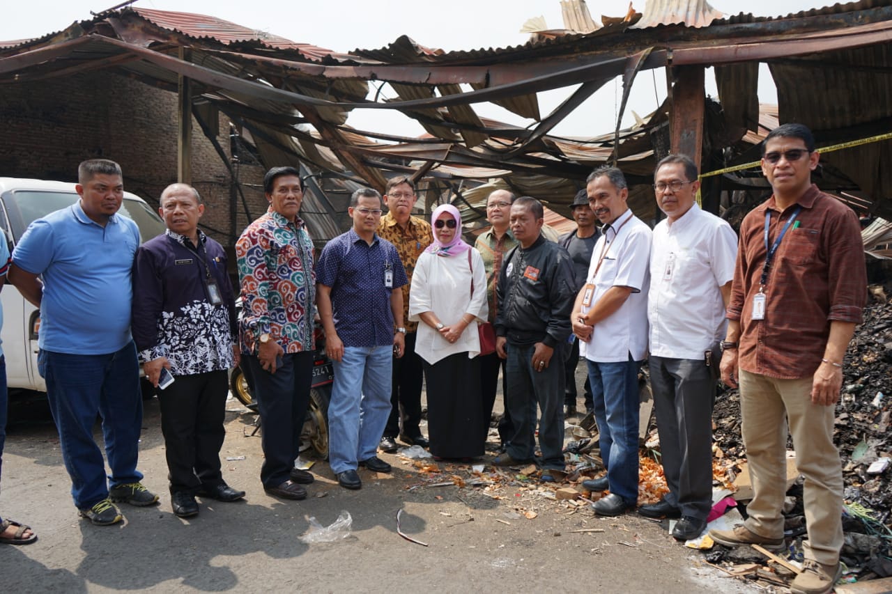 Kemenkop dan UKM akan Kucurkan Bantuan WP kepada Pedagang Korban Kebakaran Pasar Gedebage