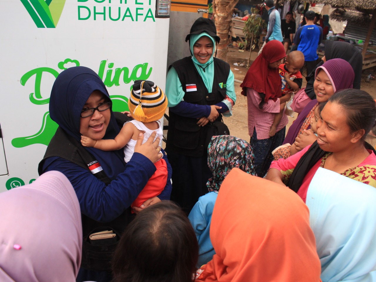 Dompet Dhuafa Inisiasi Pemberian MPASI Untuk Bayi Pengungsi Gempa Lombok