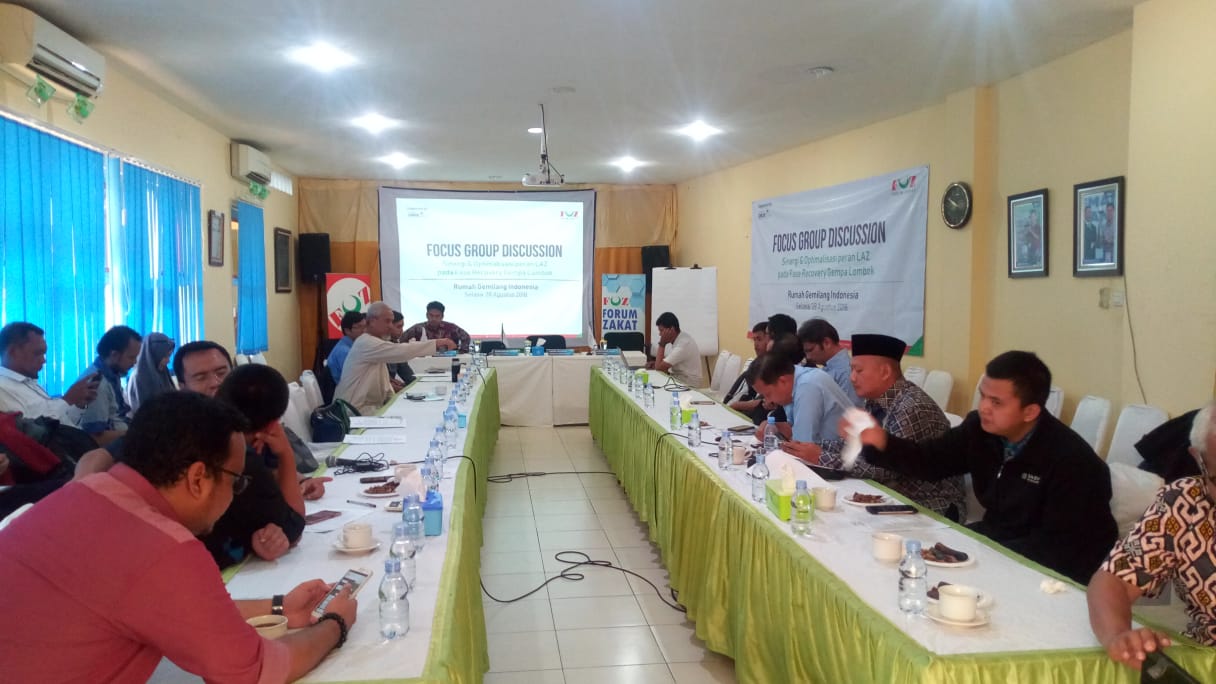 FOZ Rancang Design Program Recovery Pasca Gempa Lombok
