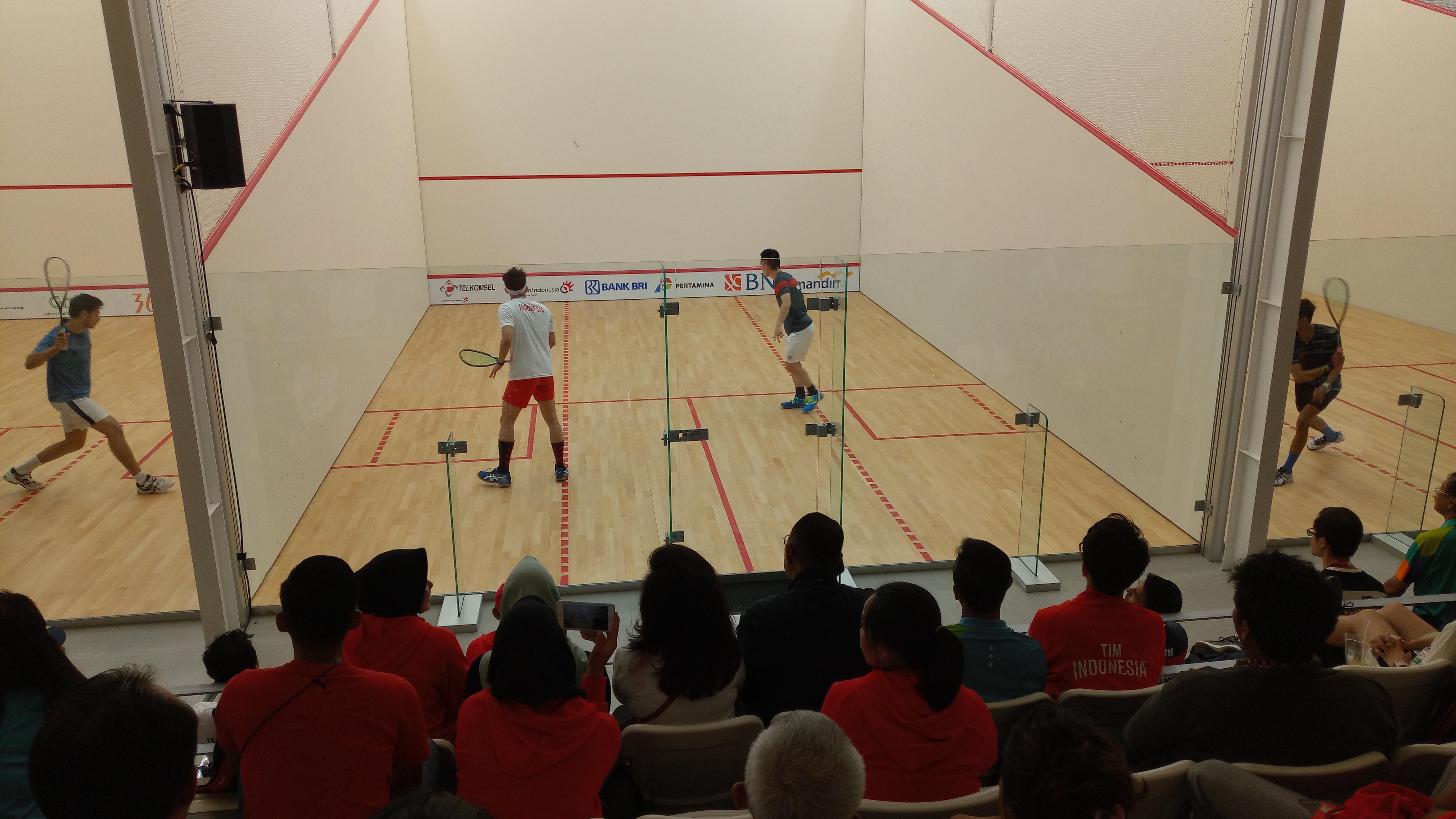 Tunggal Putera Squash Indonesia Tersingkir di 16 besar