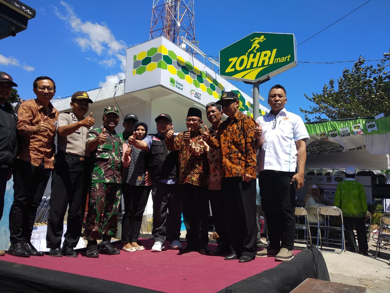 ACT dan Hydro Resmi Luncurkan Minimarket Sodaqo untuk Zohri