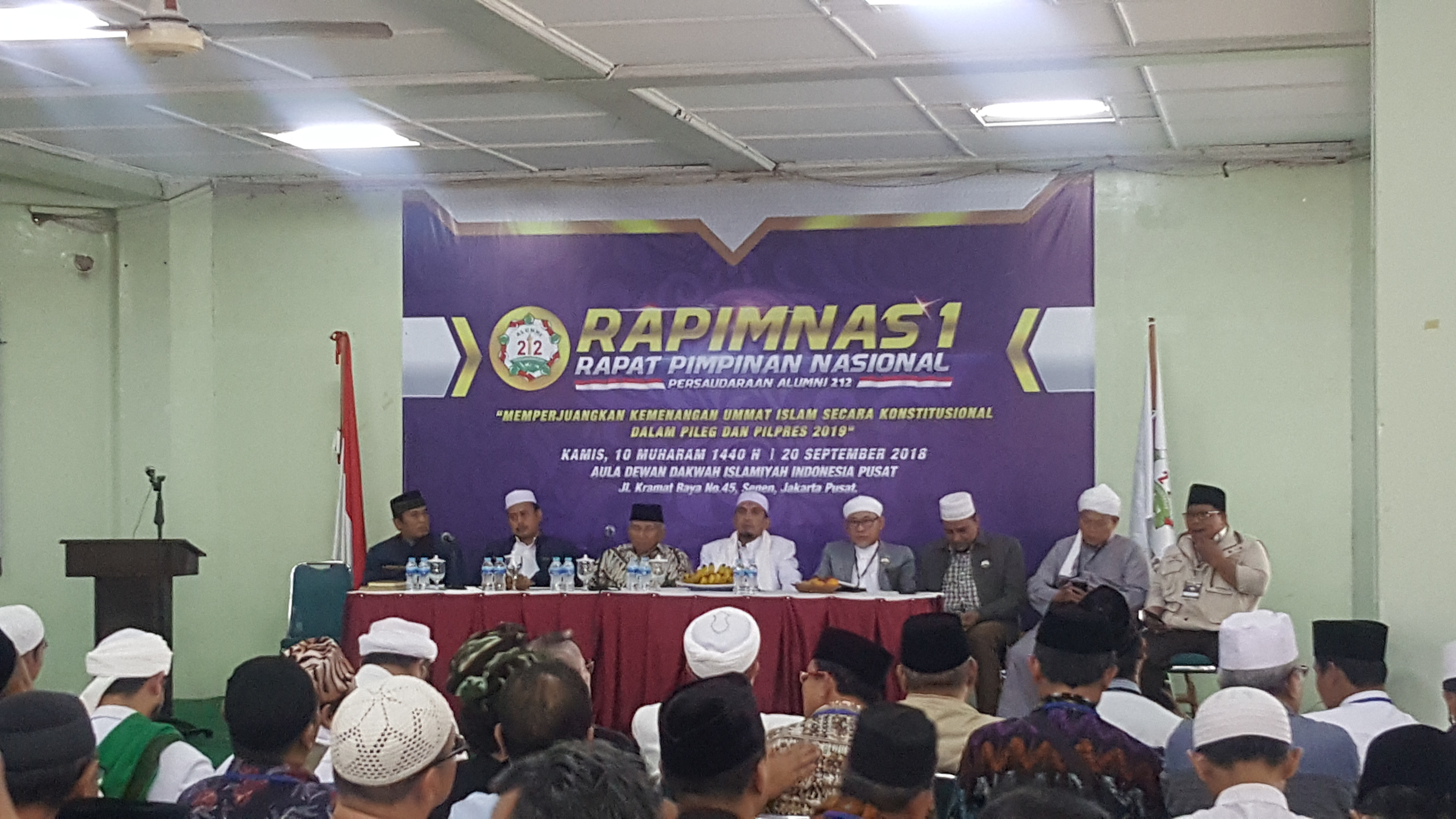 Rapimnas PA 212 Fokus Bahas Pemenangan Prabowo-Sandi