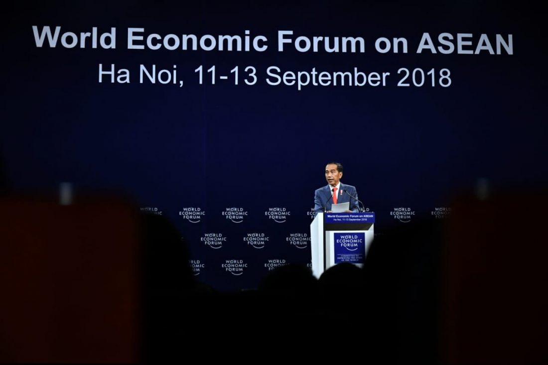 Ambil Analogi Film Avengers, Jokowi Paparkan Kondisi Ekonomi Global di WEF