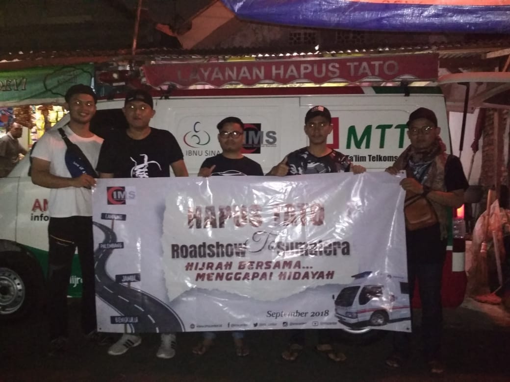 Program Hapus Tato Road Show di Tiga Kota Besar di Sumatera