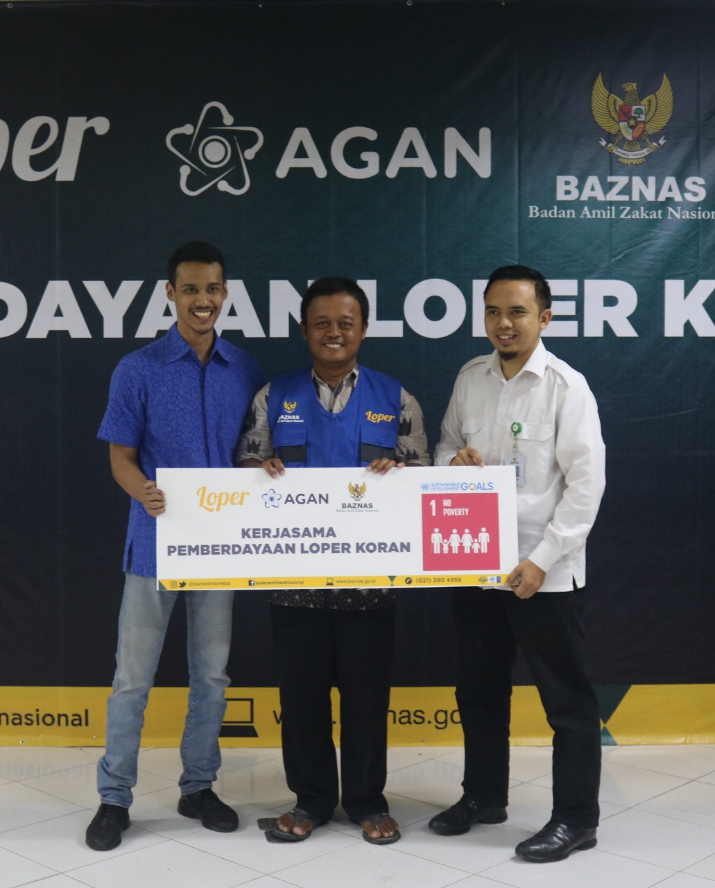 BAZNAS dan AGAN Galang Dana untuk Loper Koran