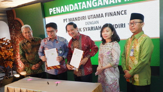 Mandiri Syariah gandeng MUF Kerjasamakan Layanan dan Pemanfaatan Produk Perbankan Syariah