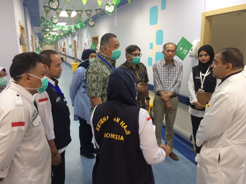 Tim Pasca Operasional Kesehatan Haji Lakukan Kunjungan Kerja di Arab Saudi