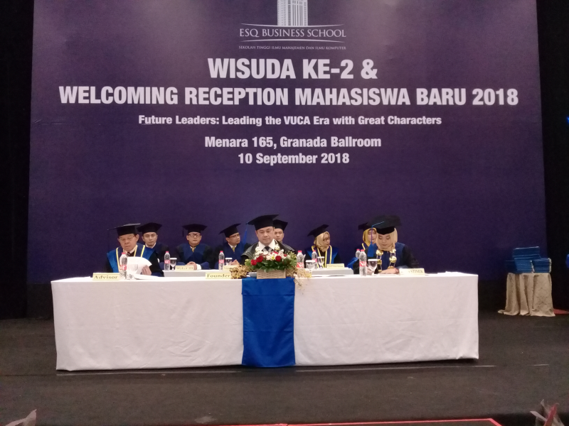 Ary Ginanjar Optimis Alumni ESQ Business School Siap Hadapi Era VUCA