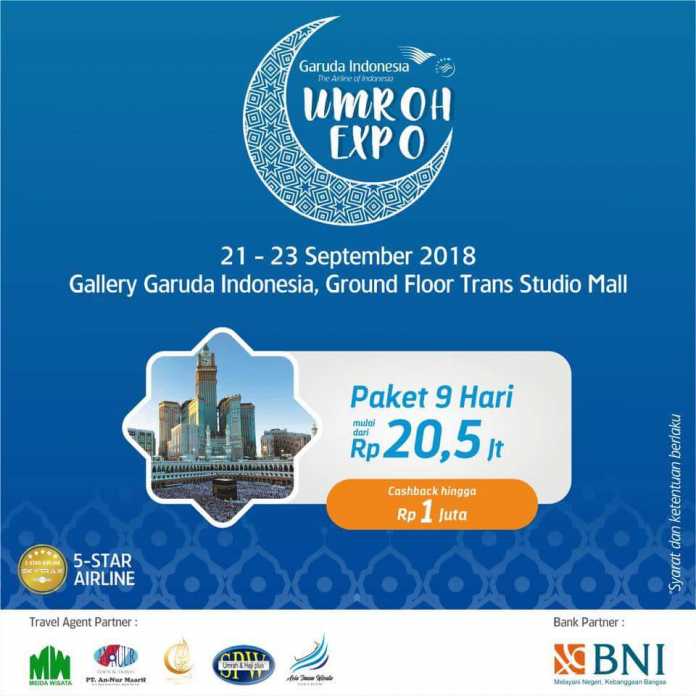 Gelar Expo Umrah, Garuda Indonesia Tawarkan Paket Umrah