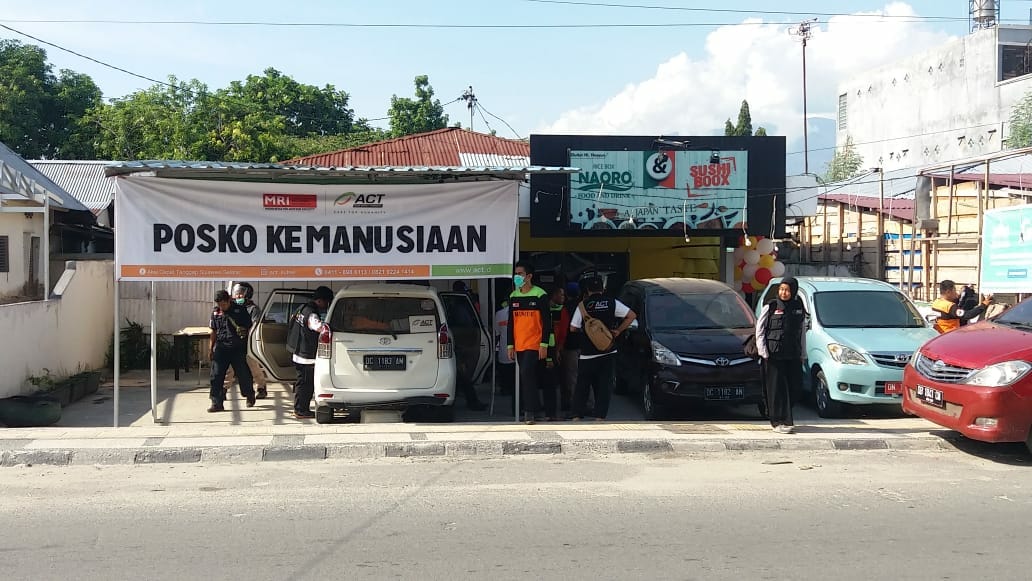 ACT Dirikan Posko Kemanusiaan di Tengah Kota Palu