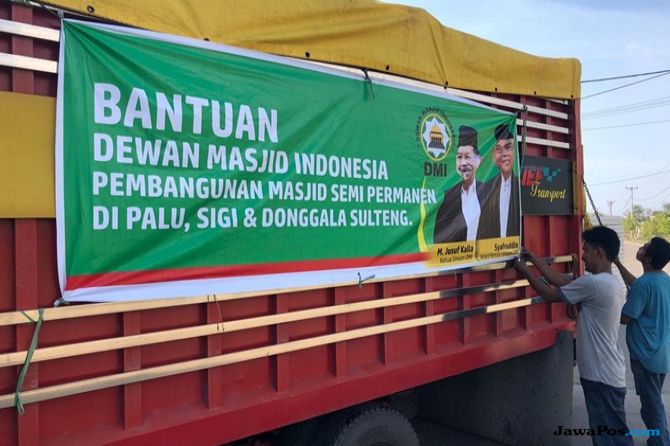 Masjid Semi Permanen yang Dibangun DMI di Sulteng Sudah Berfungsi