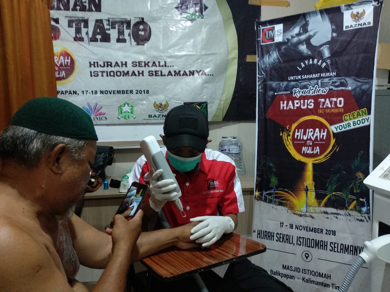 Syabab Hidayatullah-IMS Gelar Roadshow Hapus Tatto di Kaltim