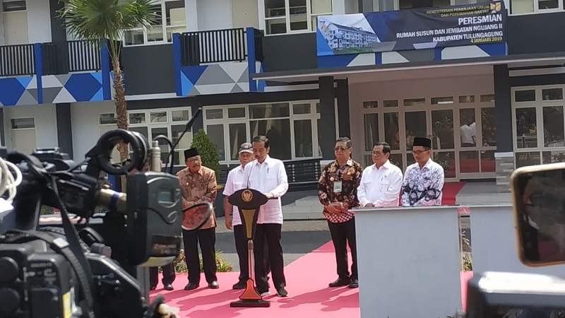 Jokowi Resmikan Rusun IAIN Tulungagung