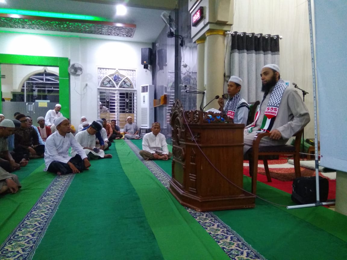Sambangi Banua-Kalsel, Syekh Belal Jamil Ajak Peduli Palestina
