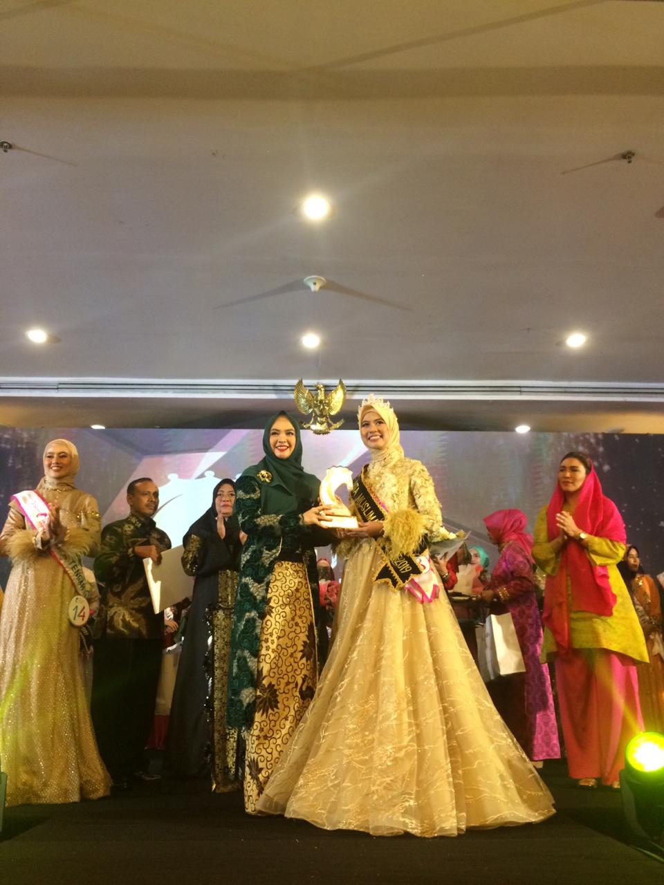 Berdit Zanzabela dari Jatim Jadi Juara Duta Muslimah Preneur 2019
