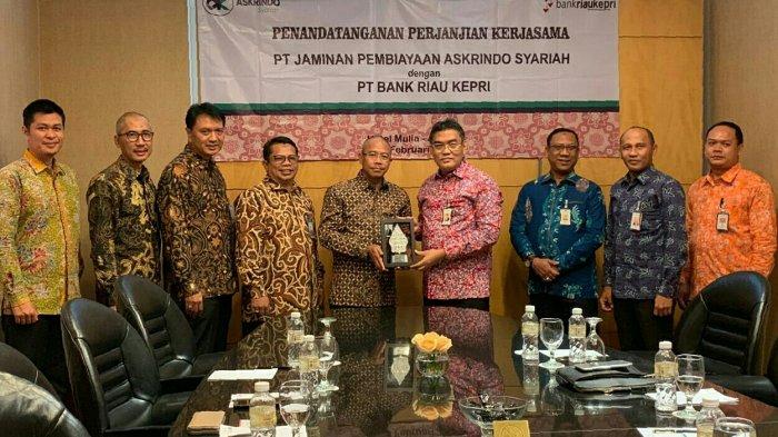Askrindo Syariah-Bank Riau Kepri Jalin Kerjasama Penjaminan Pembiayaan Syariah