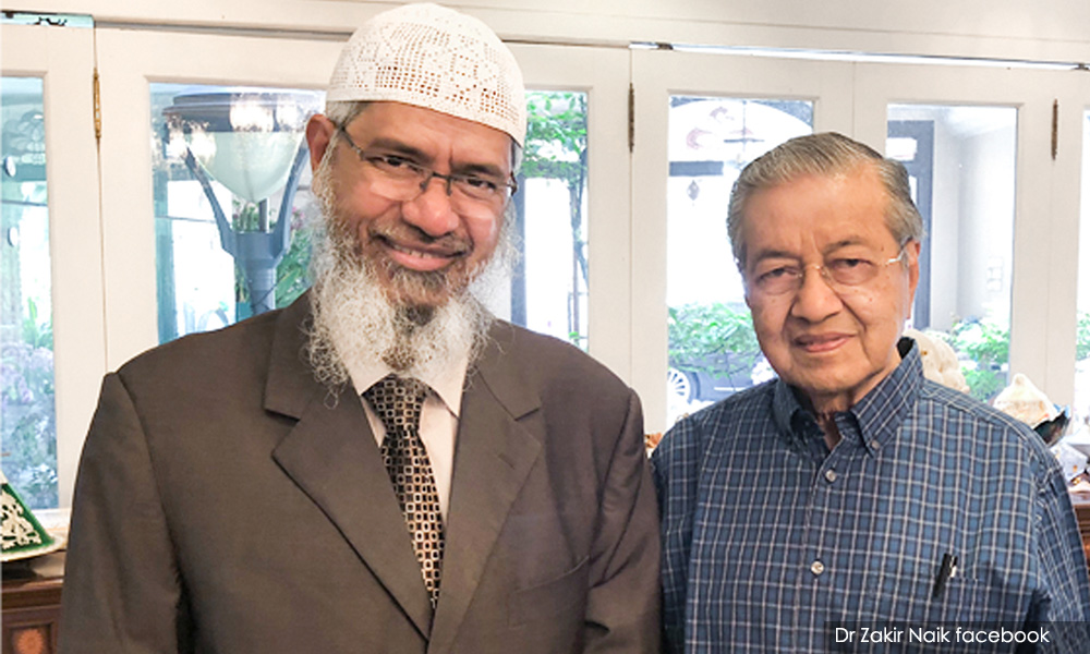 Tolak Ekstradisi Dr. Zakir Naik, Mahathir Mohammad dipuji Masyarakat Malaysia