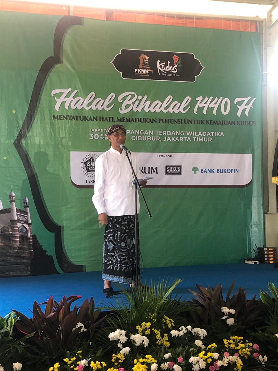 Hadiri HalalbiHalal, Bupati Kudus Apresiasi FKMK yang Terus Dorong Kemajuan Kabupaten Kudus