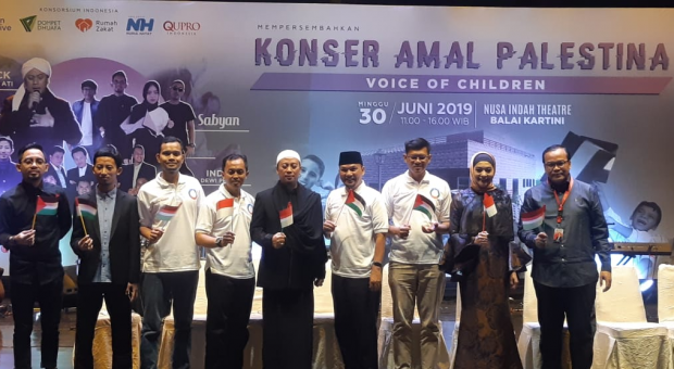 4 Lembaga Kemanusiaan Gelar Konser Amal untuk Bangun Sekolah di Palestina