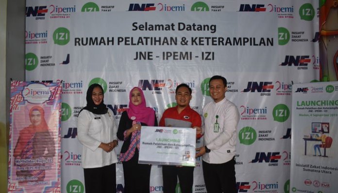 IPEMI SUMUT Gandeng JNE dan IZI Resmikan Rumah Pelatihan dan Keterampilan Desain Grafi