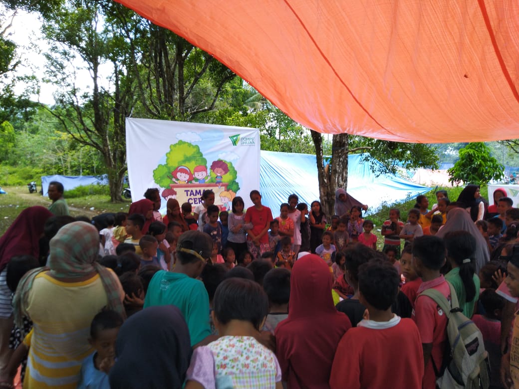 Dompet Dhuafa Dirikan Pos Hangat dan Taman Ceria  di Lokasi Gempa Ambon