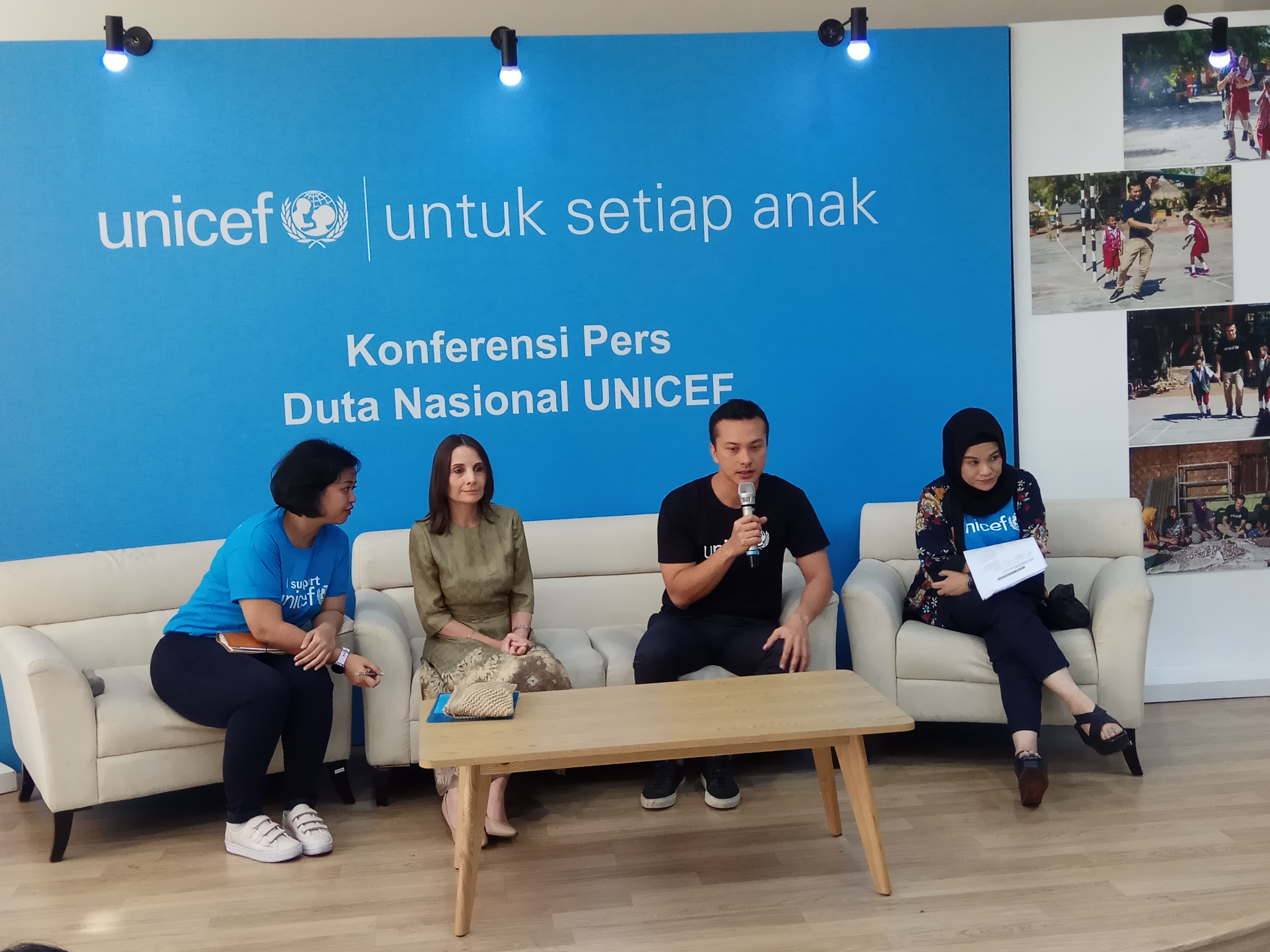 Nicholas Saputra Resmi Menjadi Duta Nasional UNICEF