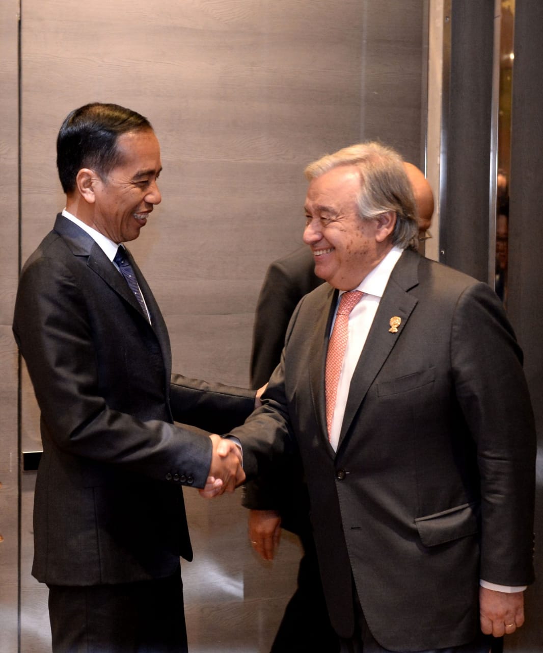 Bertemu Sekjen PBB, Jokowi Bahas Upaya Perdamaian di Rakhine State dan Palestina