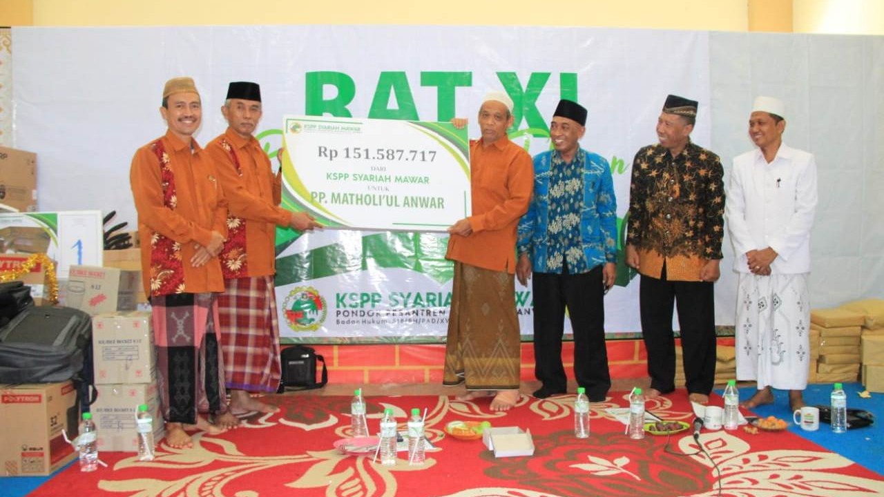 Koperasi Pesantren Matholi’ul Anwar Lamongan Kelola Dana Wakaf hingga 1,6 miliar