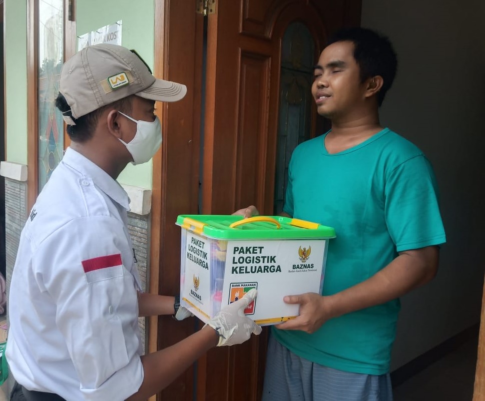 BAZNAS Bantu Sembako untuk Pekerja Disabilitas Terdampak Covid-19