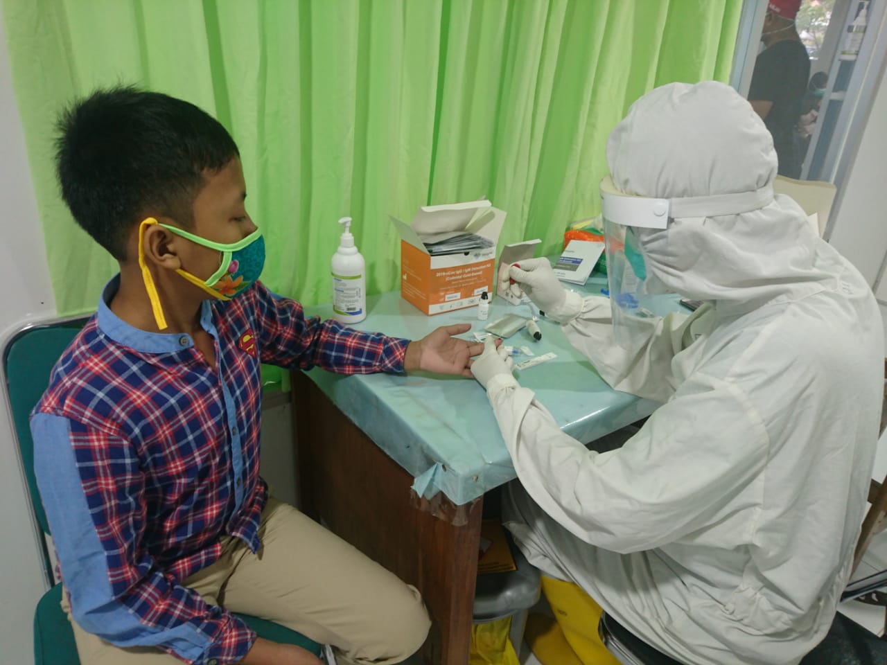 Tiga Ribu Santri Ikuti Tes Rapid, RS Kartika Pastikan Santri Aman Corona