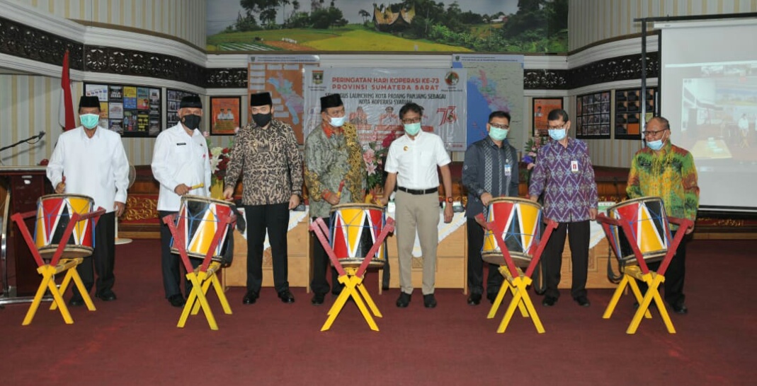 Gubernur Sumbar Launching Padang Panjang jadi Kota Koperasi Syariah