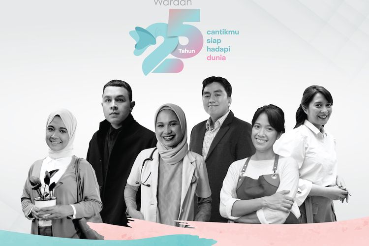 Rayakan 25 Tahun, Wardah Gandeng 4 Perempuan Inspirasi