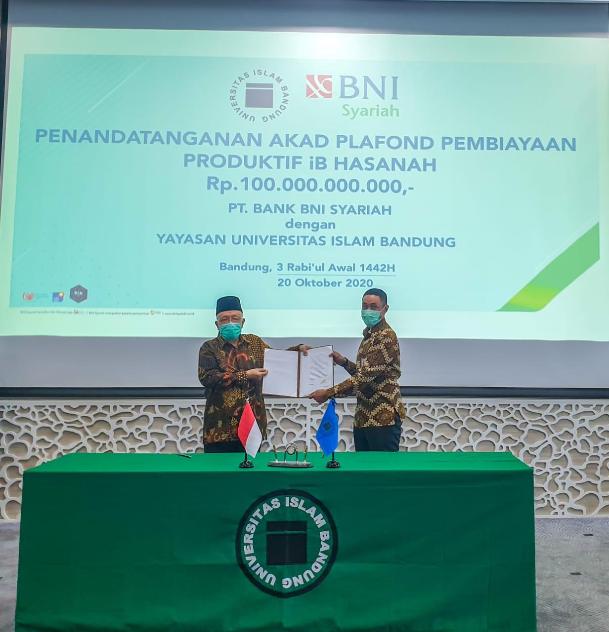 BNI Syariah Jalin MoU dengan UNISBA Terkait Layanan Perbankan