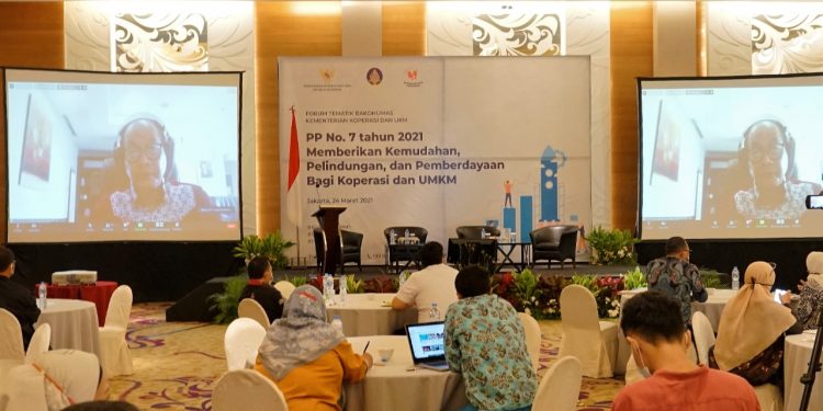 KemenkopUKM Sosialisasikan PP No. 7/2021 Guna Pacu Implementasi Secara Optimal