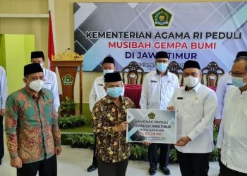 Aksi Peduli, Kemenag Salurkan Rp325 Juta untuk Korban Gempa Malang