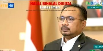 Halal Bihalal Lintas Iman, Menag: Toleransi Jangan Terbatas pada Simbolik Perayaan