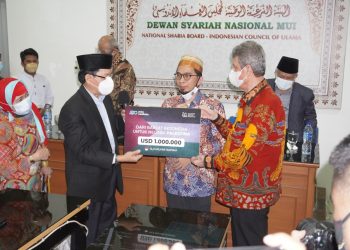 MUI Serahkan Bantuan 19 Miliar untuk Bangun Rumah Sakit di Palestina