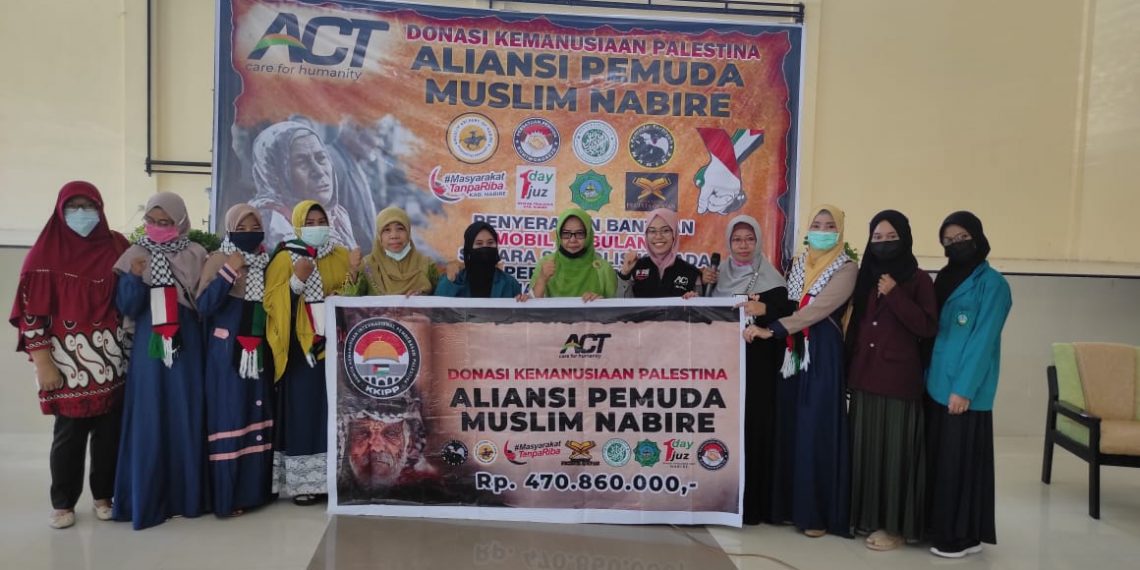 Aliansi Pemuda Muslim Nabire Kirim Bantuan Ambulans untuk Palestina