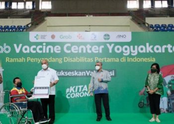 Grab Luncurkan Pusat Vaksinasi Ramah Penyandang Disabilitas di Yogyakarta