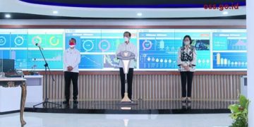 Jokowi Resmikan Sistem Pelayanan Perizinan Usaha Berbasis Risiko