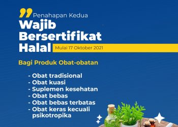 Obat, Kosmetik, dan Barang Gunaan Wajib Bersertifikat Halal