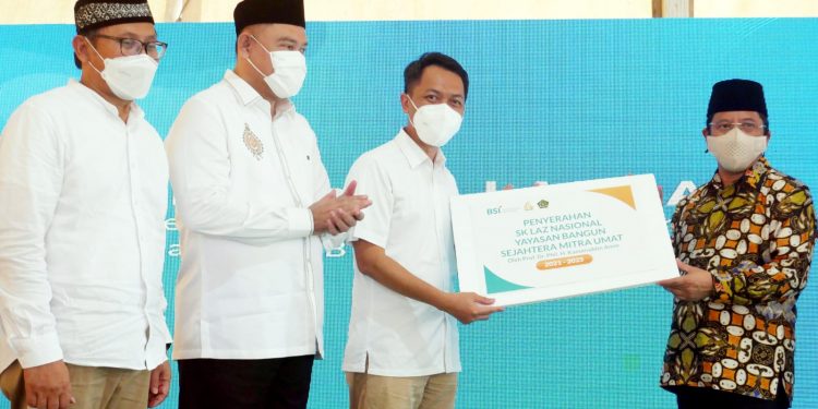 Yayasan BSMU Kembali Ditetapkan Sebagai Pengelola Zakat Secara Nasional