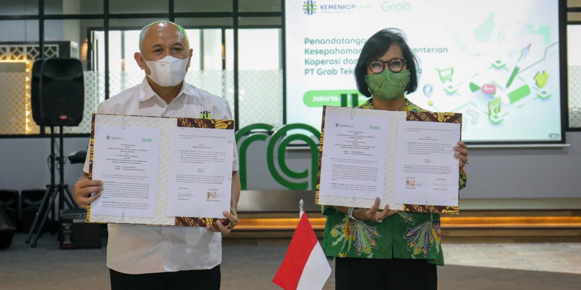 KemenKopUKM Jalin Kerjasama Dengan Grab Perkuat Kebangkitan UMKM