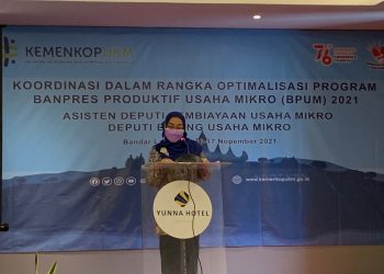 BPUM 2021 Salurkan Bantuan Rp15,36 Triliun Kepada 12,8 Juta Usaha Mikro