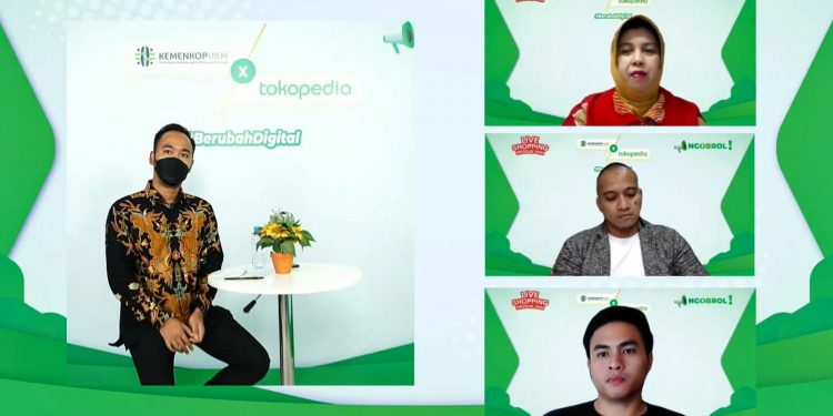Gelar Live Shopping KemenKopUKM Harap Lahir UKM Go Digital