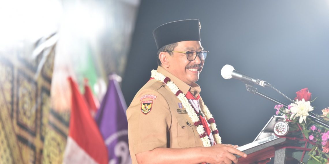 Tutup PWN PTK, Wamenag Ajak Pramuka Perluas Medan Gerakan di Media Sosial