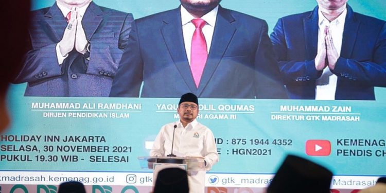 Malam Anugerah GTK Madrasah, Menag Janjikan Keberpihakan pada Guru