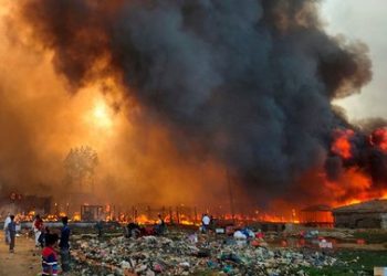 Kebakaran Kamp Rohingya di Bangladesh, 5.000 Pengungsi Kehilangan Tempat Tinggal
